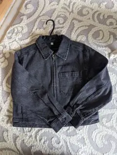 【GU】ブラックデニムジャケット