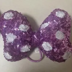 ディズニー ピンク色リボンヘアゴム