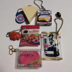 ガチャガチャ　食品　5点
