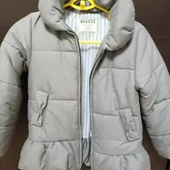 BREEZE フリル付きダウンコート 140サイズ