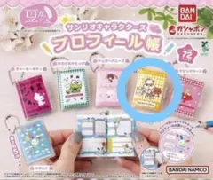 【コロコロクリリン】サンリオキャラクターズ プロフィール帳 豆ガチャ本