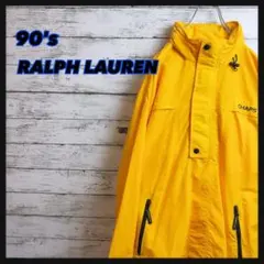 【ハーフジップ】90'sラルフローレン ナイロンアノラックパーカー アウトドア