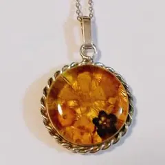 アンティーク調 シルバーネックレス