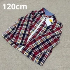 【新品】チェックのウインドブレーカー♡120cm