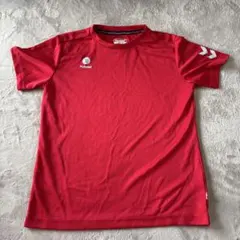 hummel ヒュンメル⭐️プラクティスシャツ レッド 150のサムネイル