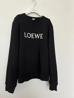 バ*ド様 LOEWE　ロエベ コットン スウェット L ブラック H526Y24 バ*ド様 LOEWE ロエベ コットン スウェット L ブラック H526Y24 - メルカリ