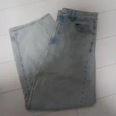 (美品)GUバレルレッグジーンズXL