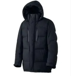 エックスシェルター(R)断熱αプレミアムギガパフダウンコート ブラック 3L