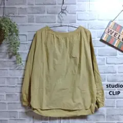 スタジオクリップ ブラウス 刺繍 ギャザー ゆったり コットン 大人可愛い Fのサムネイル