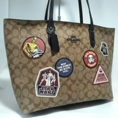 美品 コーチ COACH Star Wars コラボ トートバック PVC