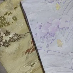 碧い様専用　２重太鼓１部式作り帯　製作費　２点　袋帯
