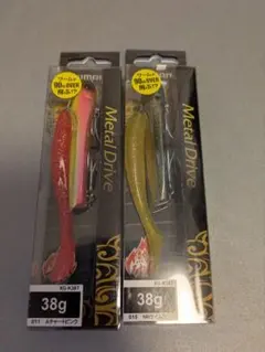 シマノ メタルドライブ　38g Aチャートピンク　NRケイムラアジ 2個セットのサムネイル