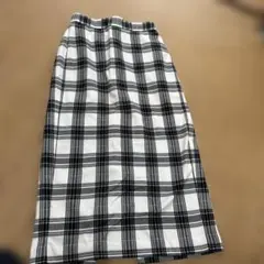 最終SALE GU チェック柄 タイトスカート