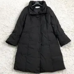 美品✨洗える✨大きいサイズ15号 PECAダウンコート 2WAY 黒 襟着脱