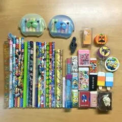 えんぴつ・消しゴム・クレヨンセット