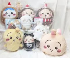 ちいかわ×サンリオぬいぐるみうさぎぬいぱれっとミルクいろドームクッション計12点