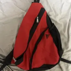 adidas 赤黒 ワンショルダーバッグ　y2k archive