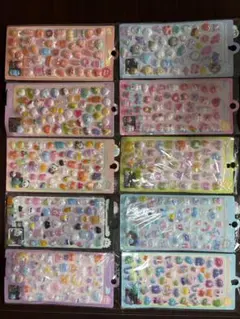 ランダム5枚　キャラクター・食べ物デザインシールセット