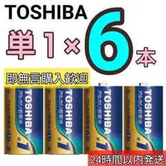 アルカリ乾電池単1 単1×6本 コンロ 単一形 単一型 匿名配送長持ち 