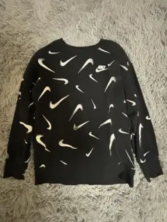 Nike ロゴパターン スウェットトレーナー ジュニアLサイズ