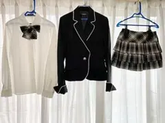 160cm MARIARJUE 女の子　卒業入学式　スーツ3点セット