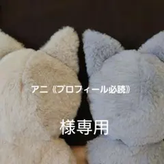 アニ｟プロフィール必読｠様オーダーぬい服