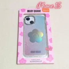 匿名配送　マリークワント　iPhone15ケース　スマホケース　グラデーション