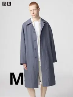 新品オーバーサイズステンカラーコート　グレー　Mサイズ　ユニクロU