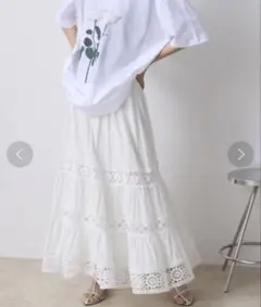 リブラキュー　梯子レースティアードスカートのサムネイル