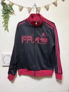 le coq sportif トラックジャケット ブラック ピンク