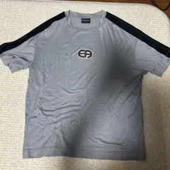 EMPORIO ARMANI Tシャツ グレー ロゴ刺繍のサムネイル