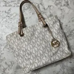 MICHAEL KORS MKロゴ トートバッグ ホワイトのサムネイル