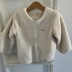 petit main ボアジップアップアウター