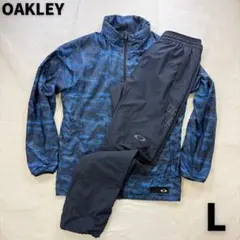 OAKLEY 迷彩柄 総柄 高機能 フード ゴルフウェア セットアップ L OAKLEY 迷彩柄 総柄 高機能 フード ゴルフウェア セットアップ L
