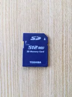 TOSHIBA SDカード 512MB