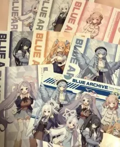 ブルーアーカイブ ローソン コラボ クリアファイル 8枚コンプリートセット