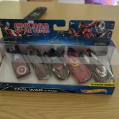 ホットウィール マーベル シビル・ウォー 5パック