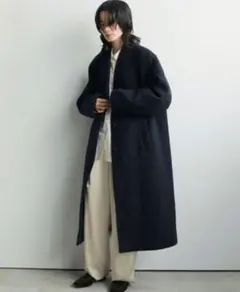 YONFAヨンファ ジレセットショートコート(navy) - メルカリ