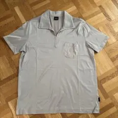 BOSS ポロシャツ スリムフィット グレー Lサイズのサムネイル