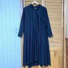 mizuiro ind ブラック ロングAラインワンピース