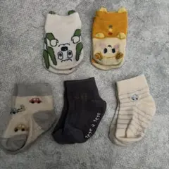 ベビー靴下　9-14cm　５足　まとめ売り