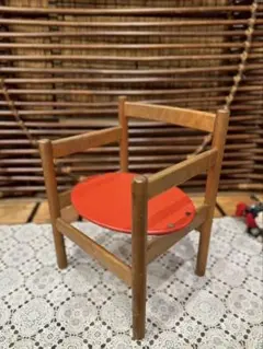 ★手渡し取引のみ【昭和レトロ　当時物】子供用チェア Manga Shopping 日米IT