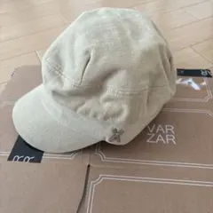 VARZAR キャスケットスタイルキャップ ベージュ