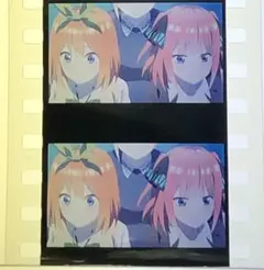 映画　五等分の花嫁　入場者特典　第6弾　生コマフィルム　二乃・四葉