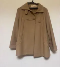 MARNI ベージュ　ウールコート