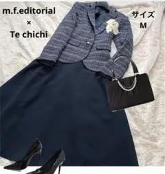 m.f.editorial ジャケットTe chichi ロングフレアスカート