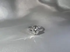 プラチナダイヤモンドリング 0.346ct 鑑定書付き【中古】 - メルカリ