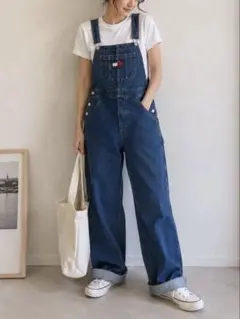 TOMMY JEANS オーバーオール サロペット　Mのサムネイル