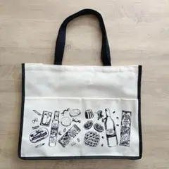KALDI カルディ エコバッグ トートバッグ　ファスナー付