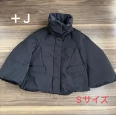 ユニクロ ＋J ハイブリッドダウンジャケット S ブラック
